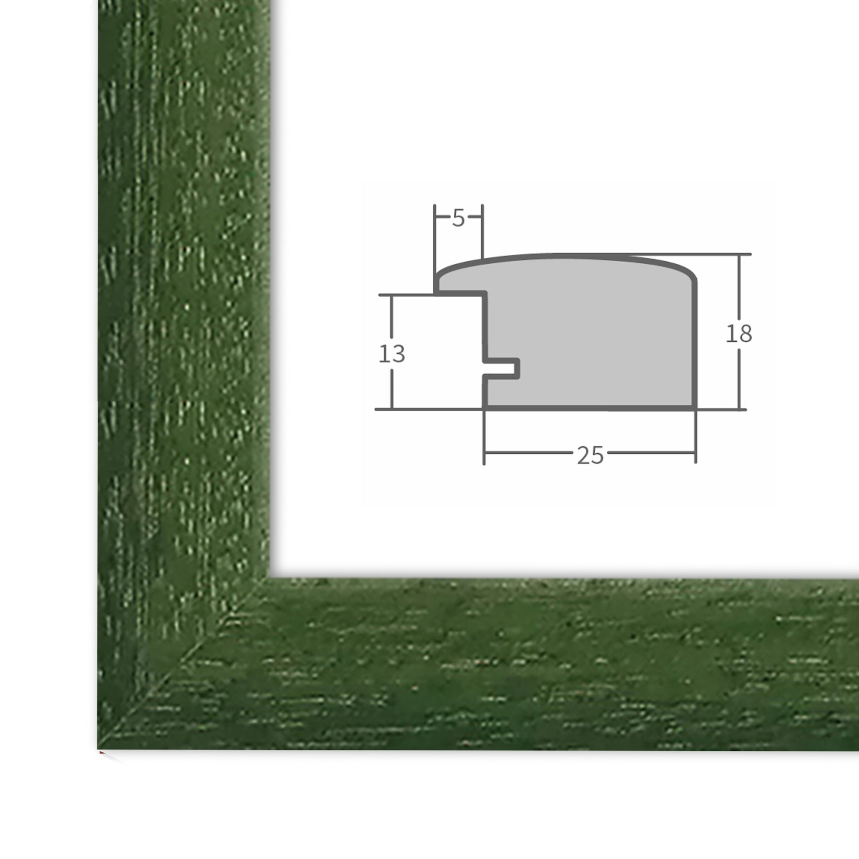 Bilderrahmen H220 Grün