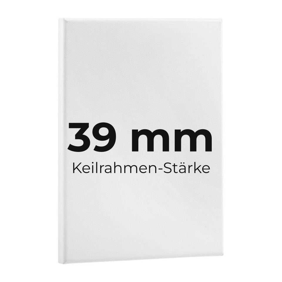 Leinwand mit 39 mm Stärke der Keilrahmenprofile