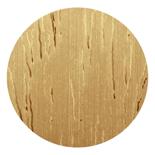 Ansicht der Holzmaserung des Schattenfugenrahmens in Gold