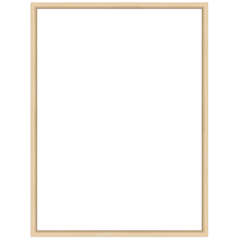 Der Bilderrahmen in Naturton in der Gesamtansicht
