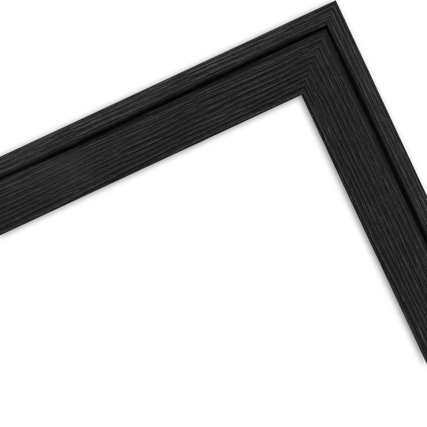Bilderrahmen H120 Schwarz gemasert