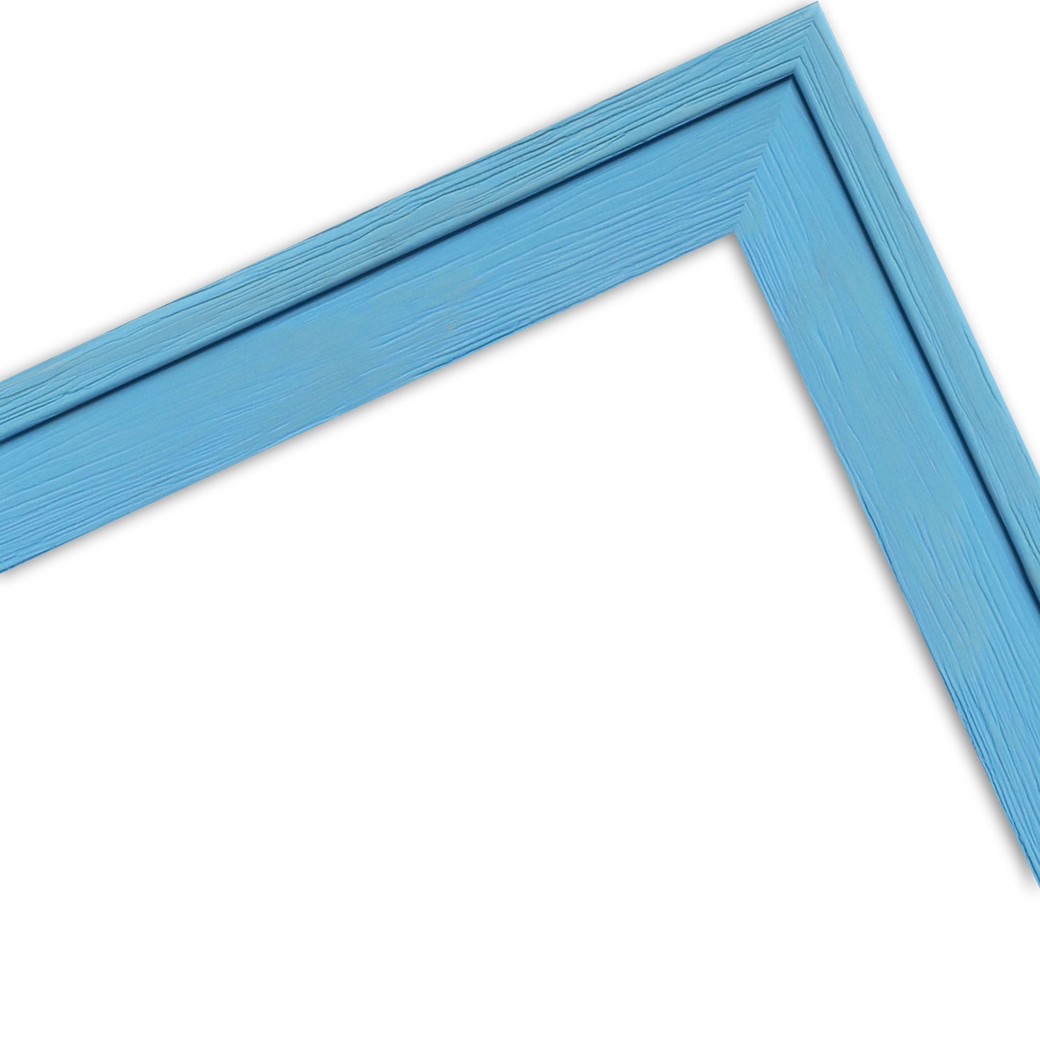 Bilderrahmen H120 Hellblau gemasert