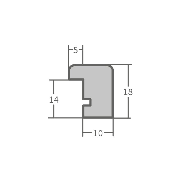 Bilderrahmen H200 Weiß
