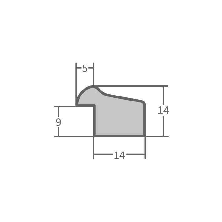 Bilderrahmen H340 Weiß