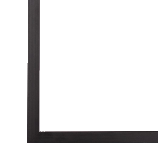 Schwarzer Aluminium-Bilderrahmen Milano – eleganter Rahmen für Kunstwerke und Fotos.