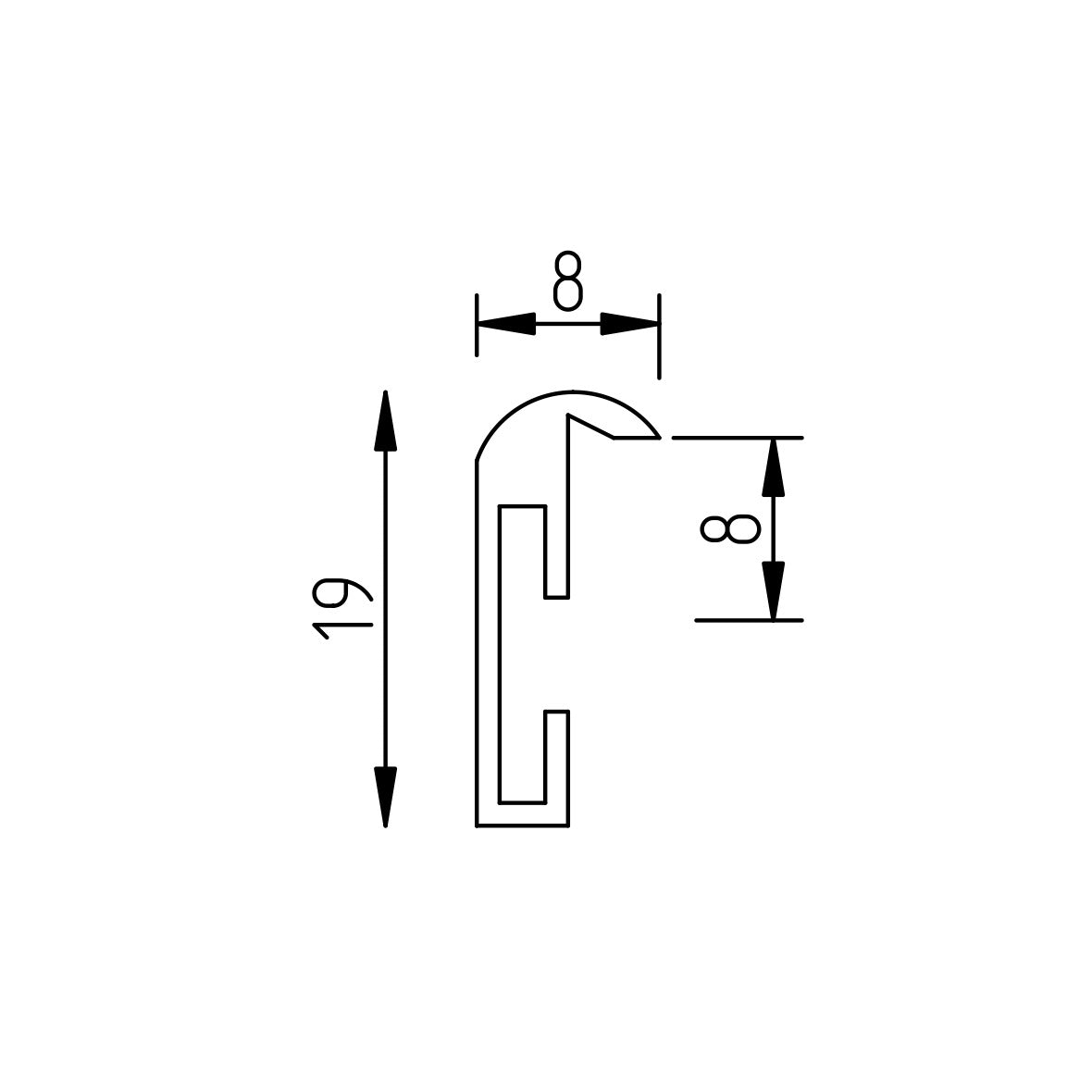 Aluminiumrahmen S1 Schwarz