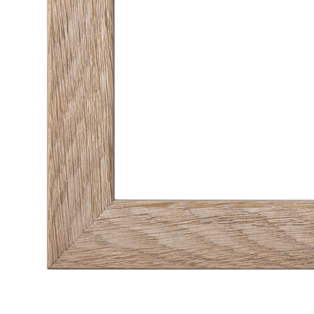 Massivholz Bilderrahmen in Eiche Sonoma, Echtholz Rahmen mit hochwertiger Verarbeitung mit klarer Maserung und minimalistischem Design.