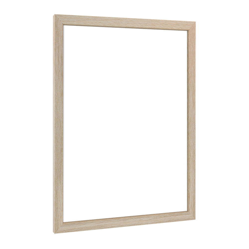 Seitenansicht eines Massivholz Rahmens in Eiche Sonoma