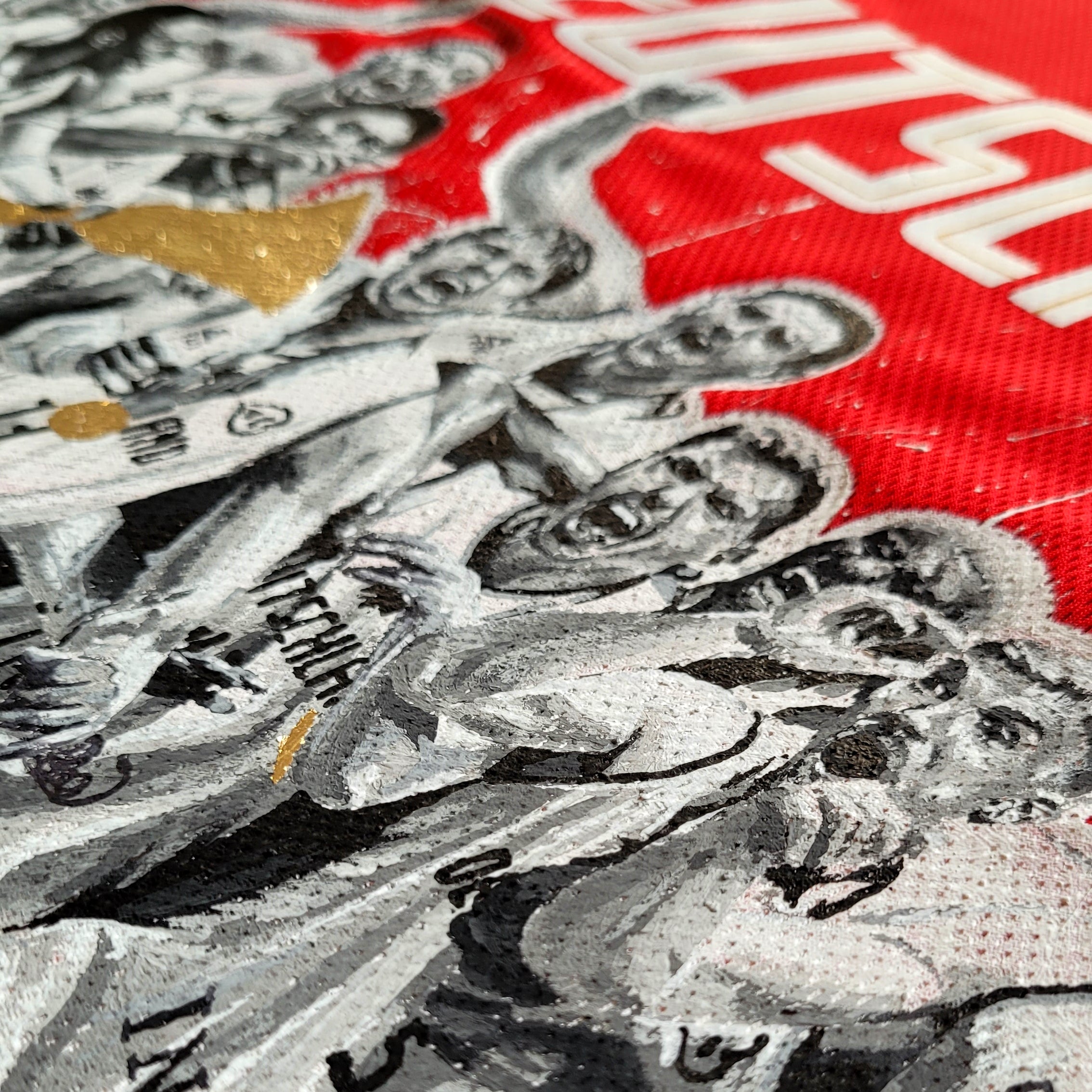 Handgemaltes Trikot des DBB Herren Teams "WORLD CHAMPION OF WHAT"