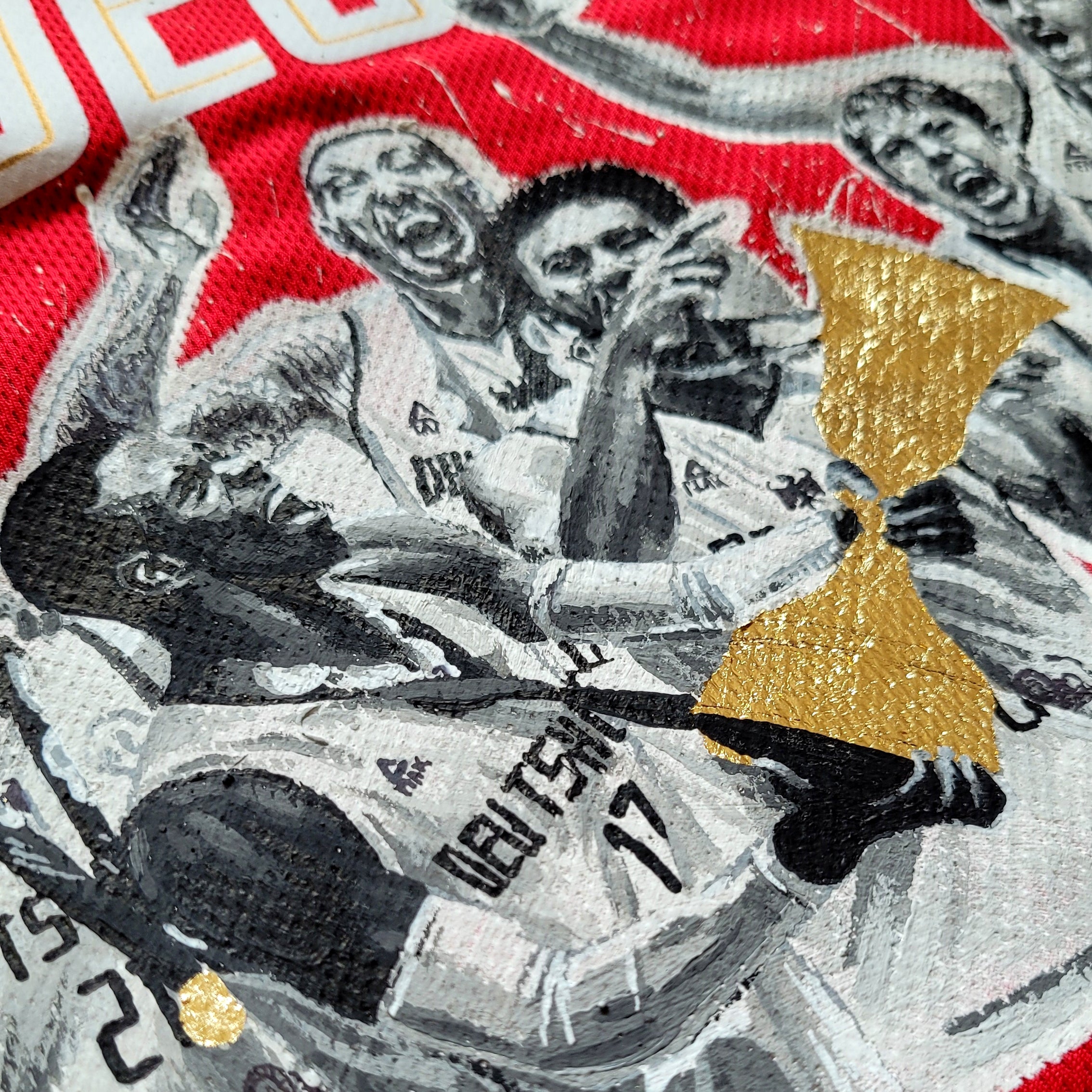 Handgemaltes Trikot des DBB Herren Teams "WORLD CHAMPION OF WHAT"