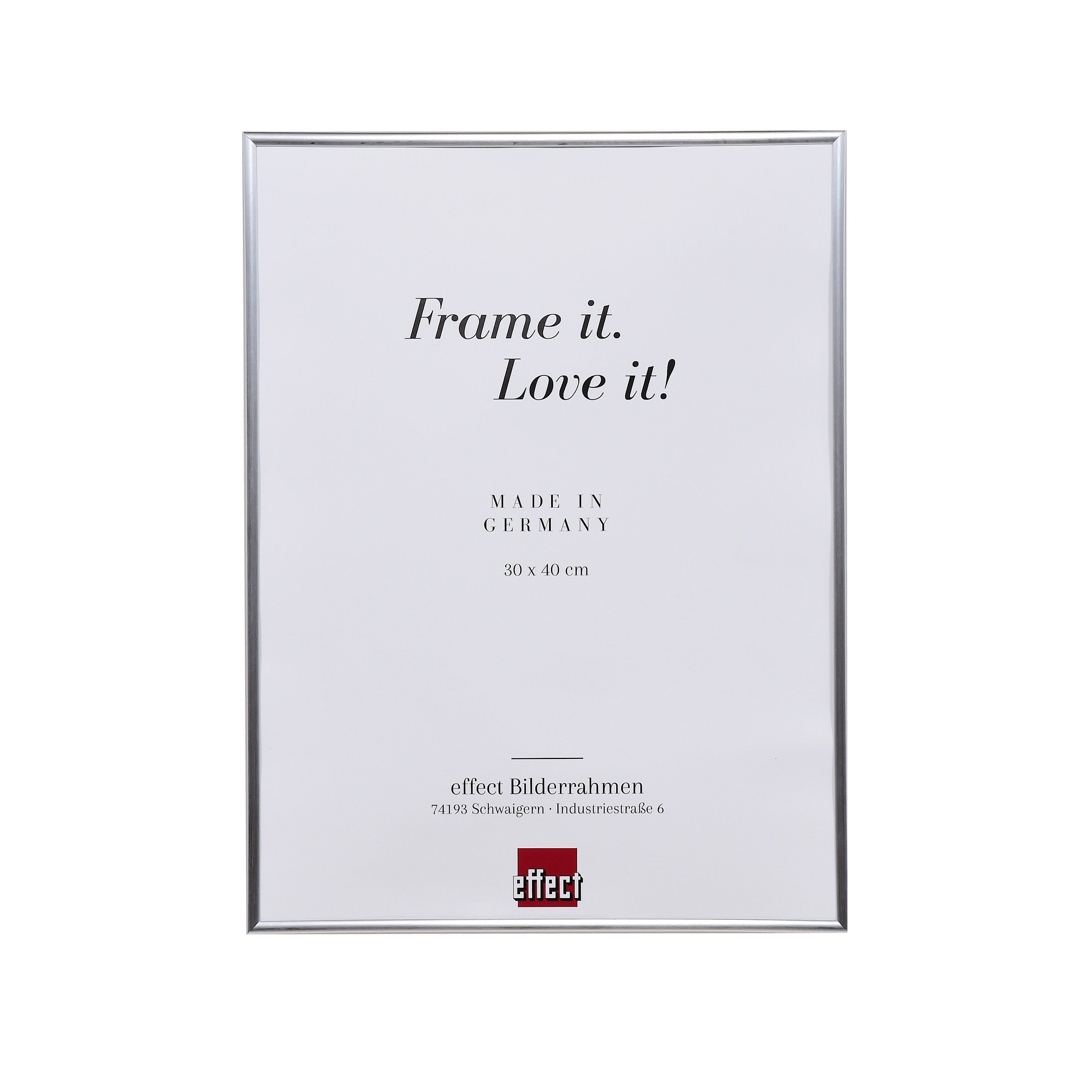 Kunststoffrahmen S3 Silber