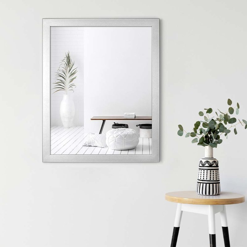 DIN-Rahmen MONZA Alu geschliffen (Dekor)