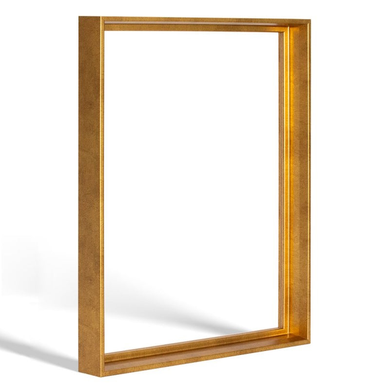 Der Schattenfugenrahmen in Blattgold