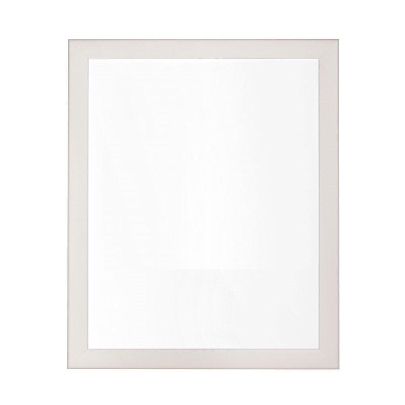 Frontansicht eines modernen Bilderrahmens in Pastell Farbton Magnolie