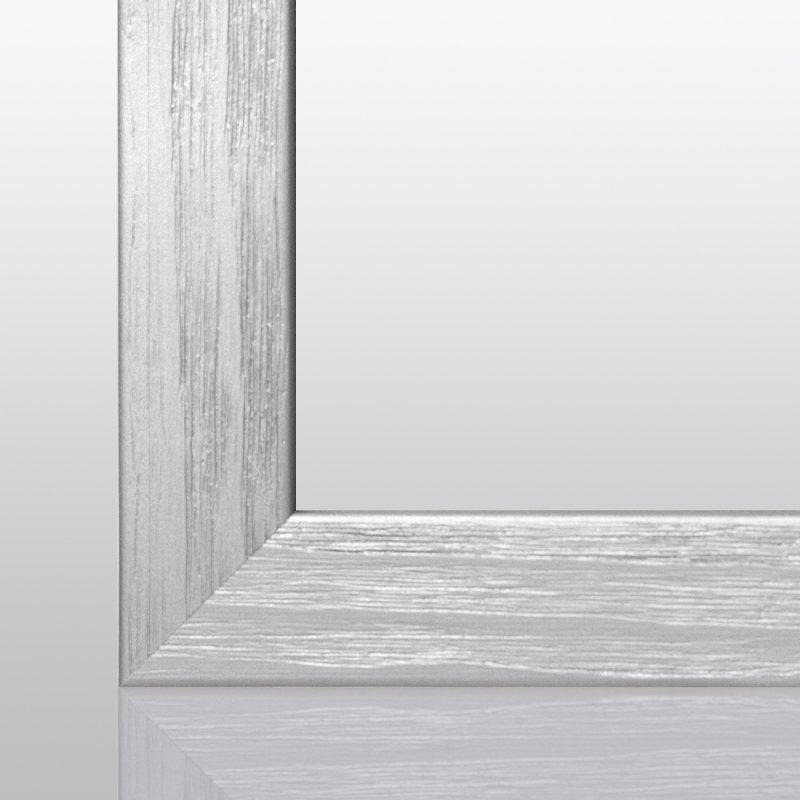 Doppelglasrahmen CLARA Fichte Mattsilber