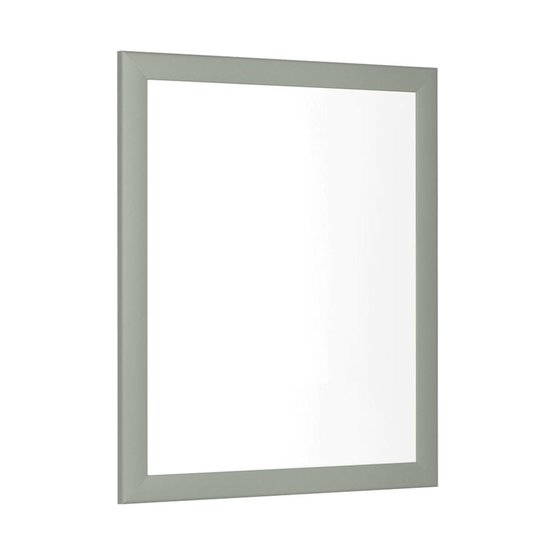 Schrägansicht eines stilvollen Bilderrahmens in Pastelltin Pastellgrün