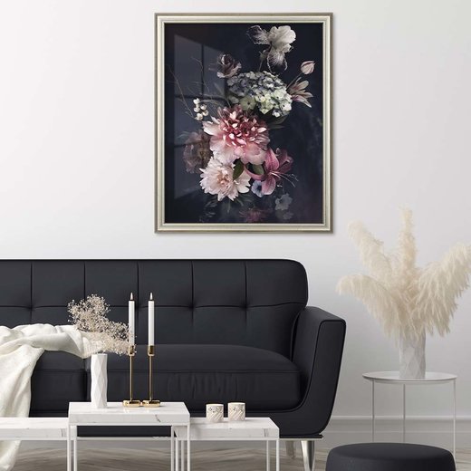 DIN-Rahmen Kalypso Silber Antik