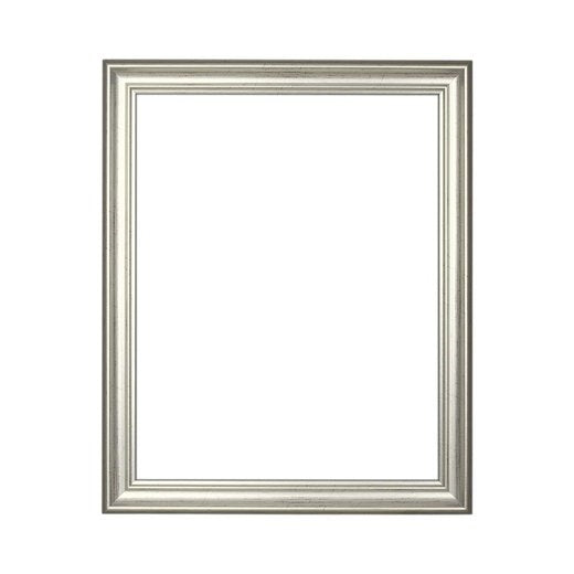 Barockbilderrahmen in Silber