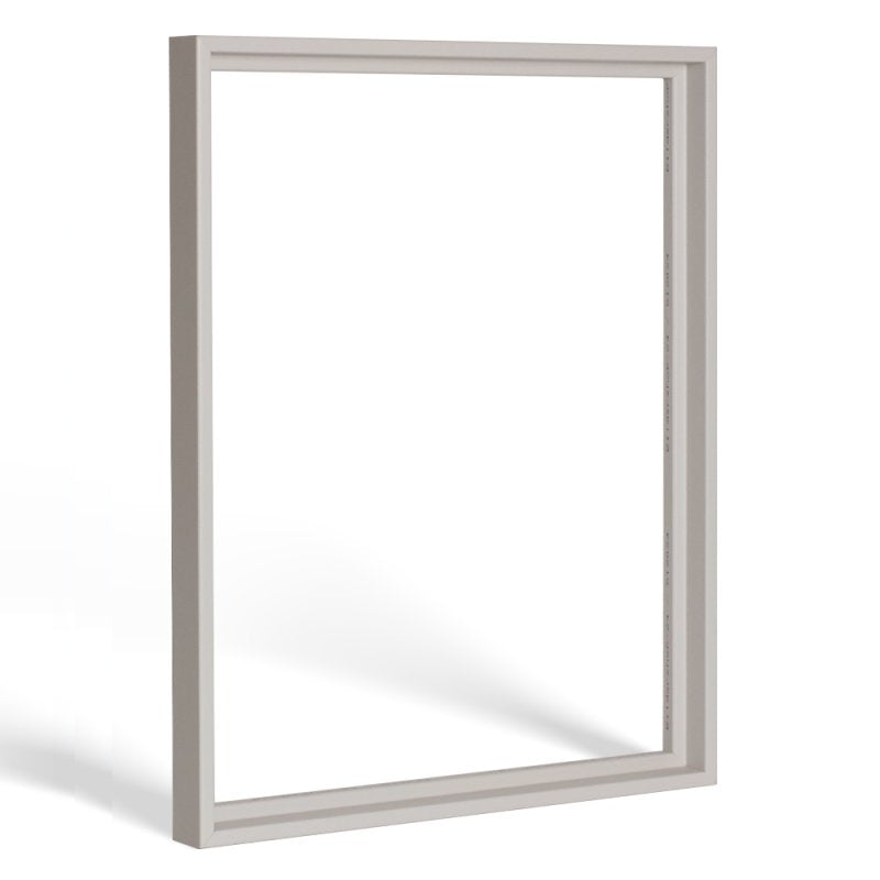 Moderner Schattenfugenrahmen in Sandbeige matt-Optik für Leinwandbilder auf Keilrahmen