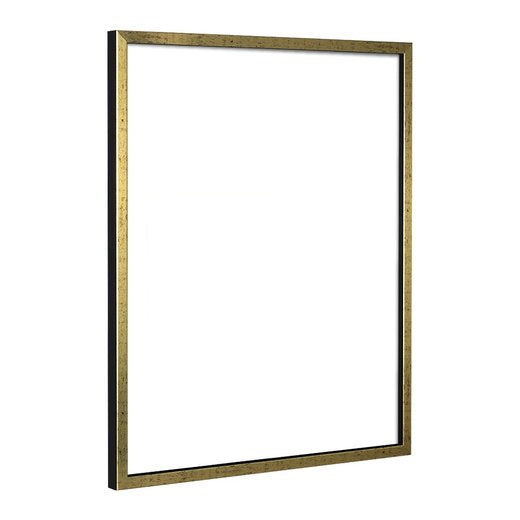 DIN-Rahmen NEO Schwarz Goldglanz Antik