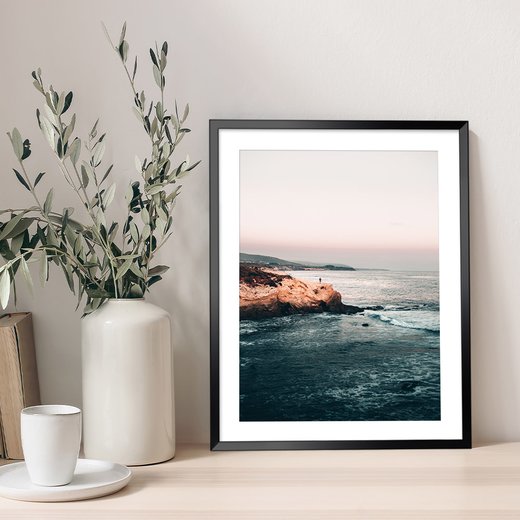 DIN-Rahmen NEO Schwarz (matt)