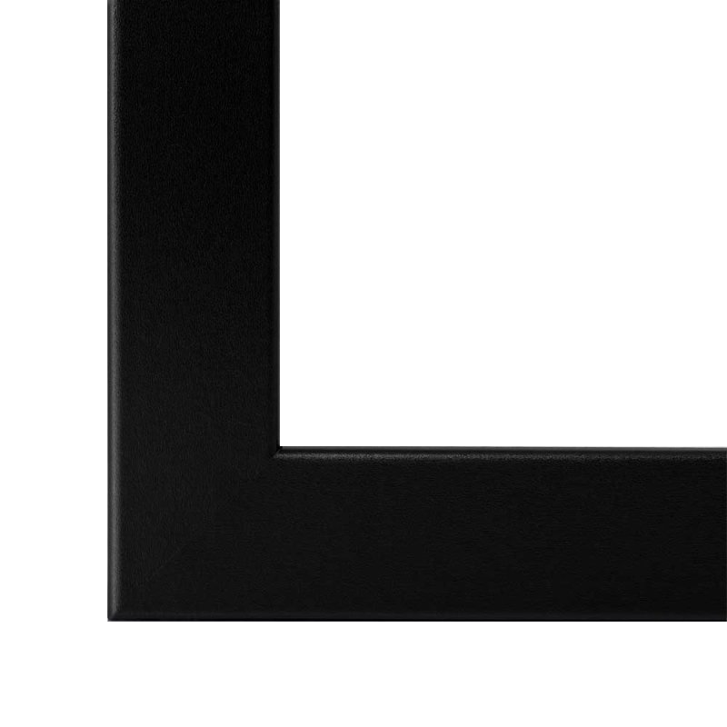 DIN-Rahmen MONZA Schwarz (matt)