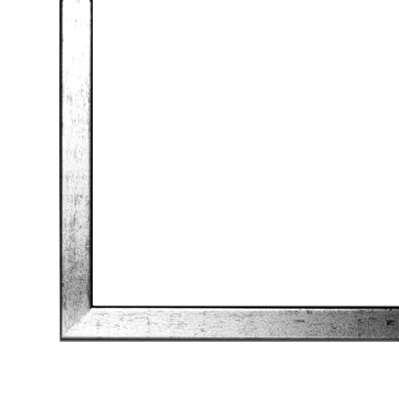 DIN-Rahmen NEO Schwarz Silberglanz Antik