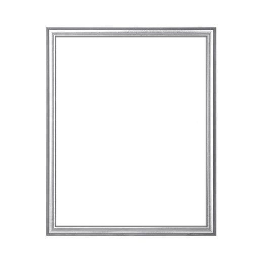 DIN-Rahmen Kalypso Silberglanz Vintage