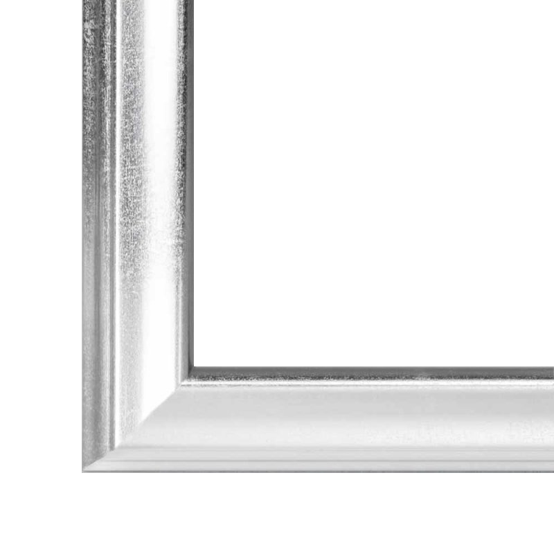 DIN-Rahmen Kalypso Silberglanz Vintage