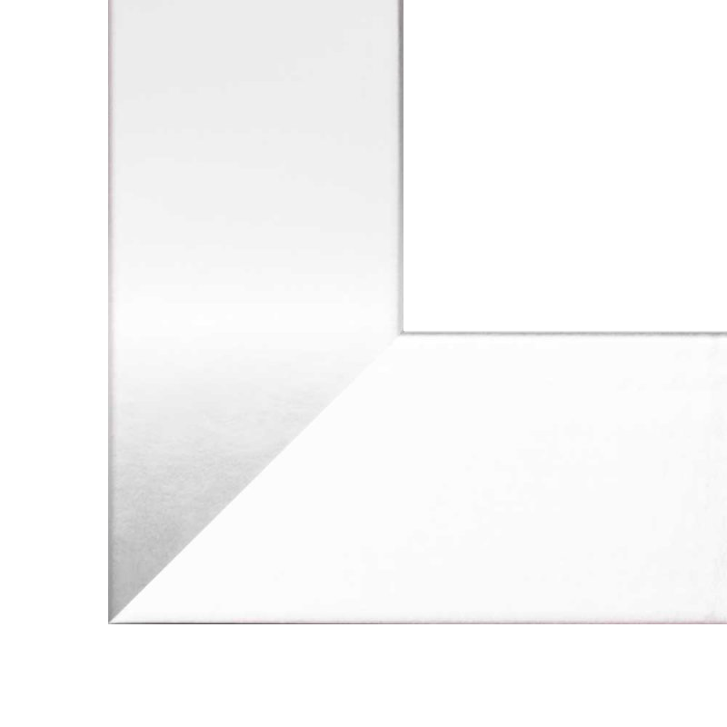 DIN-Rahmen KARO Silber Glanz