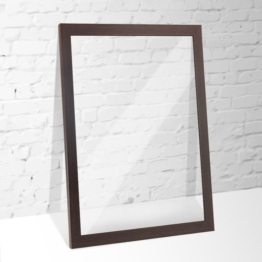 Doppelglasrahmen Monza Dunkelbraun (Wenge)