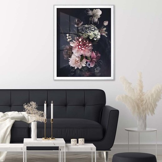 DIN-Rahmen Kalypso Weiß Grau Antik