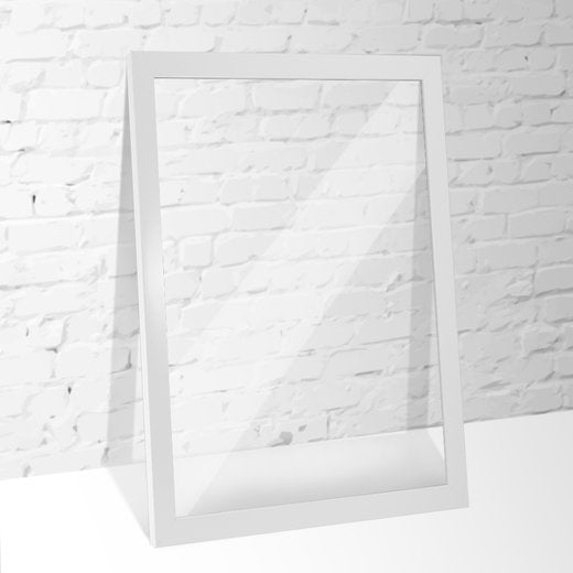 Doppelglasrahmen Monza Weiß (Hochglanz)