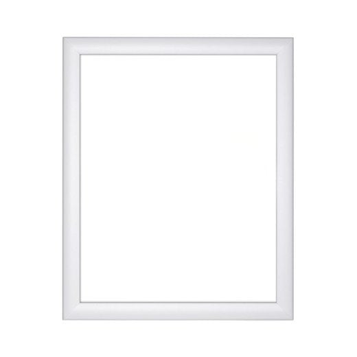 Bilderrahmen im Farbton Weiß ohne Bild
