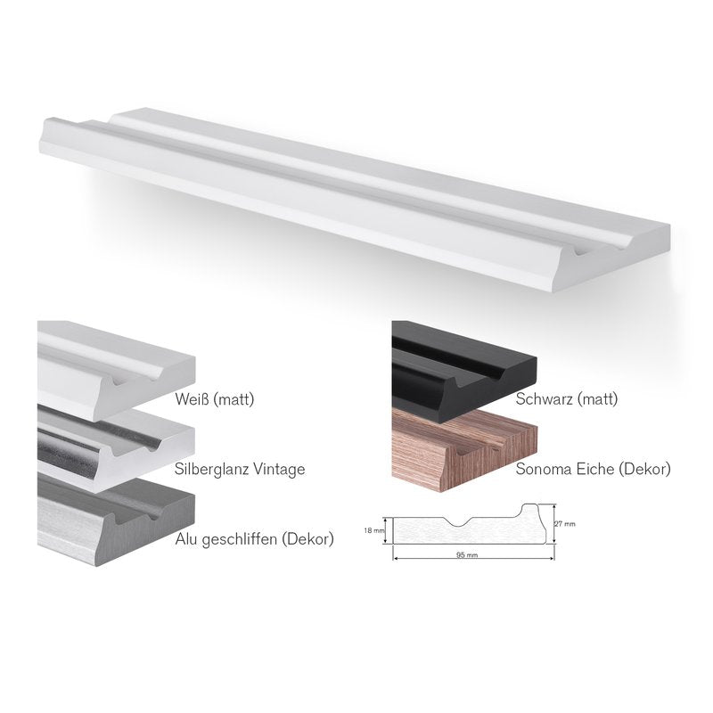 Bilderleiste Verona Weiß (matt)