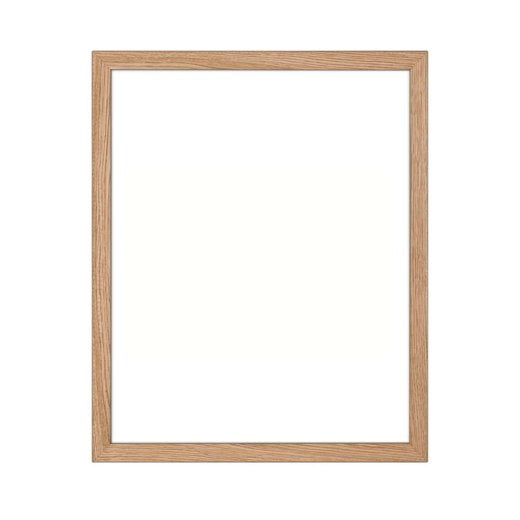 Totale eines Vollholz Bilderrahmens in Eiche Natur