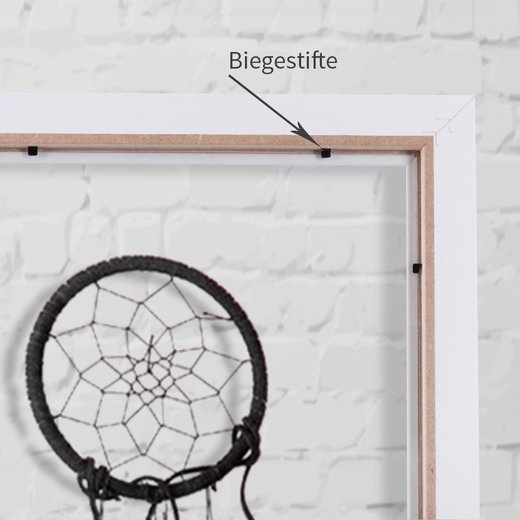 Doppelglasrahmen Monza Weiß (Hochglanz)