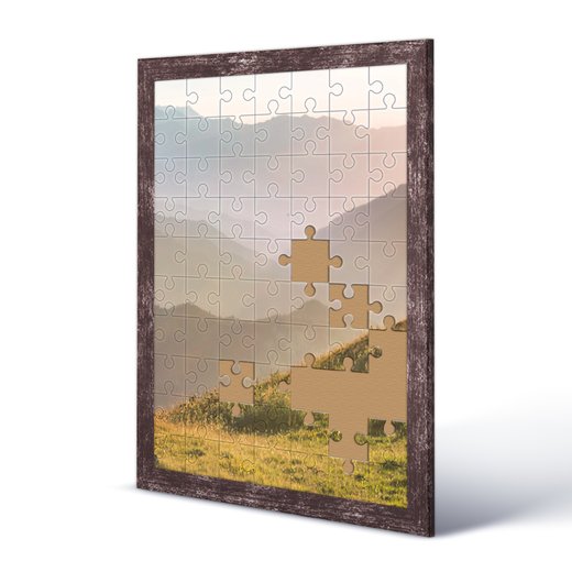 Puzzlerahmen London Braun Vintage