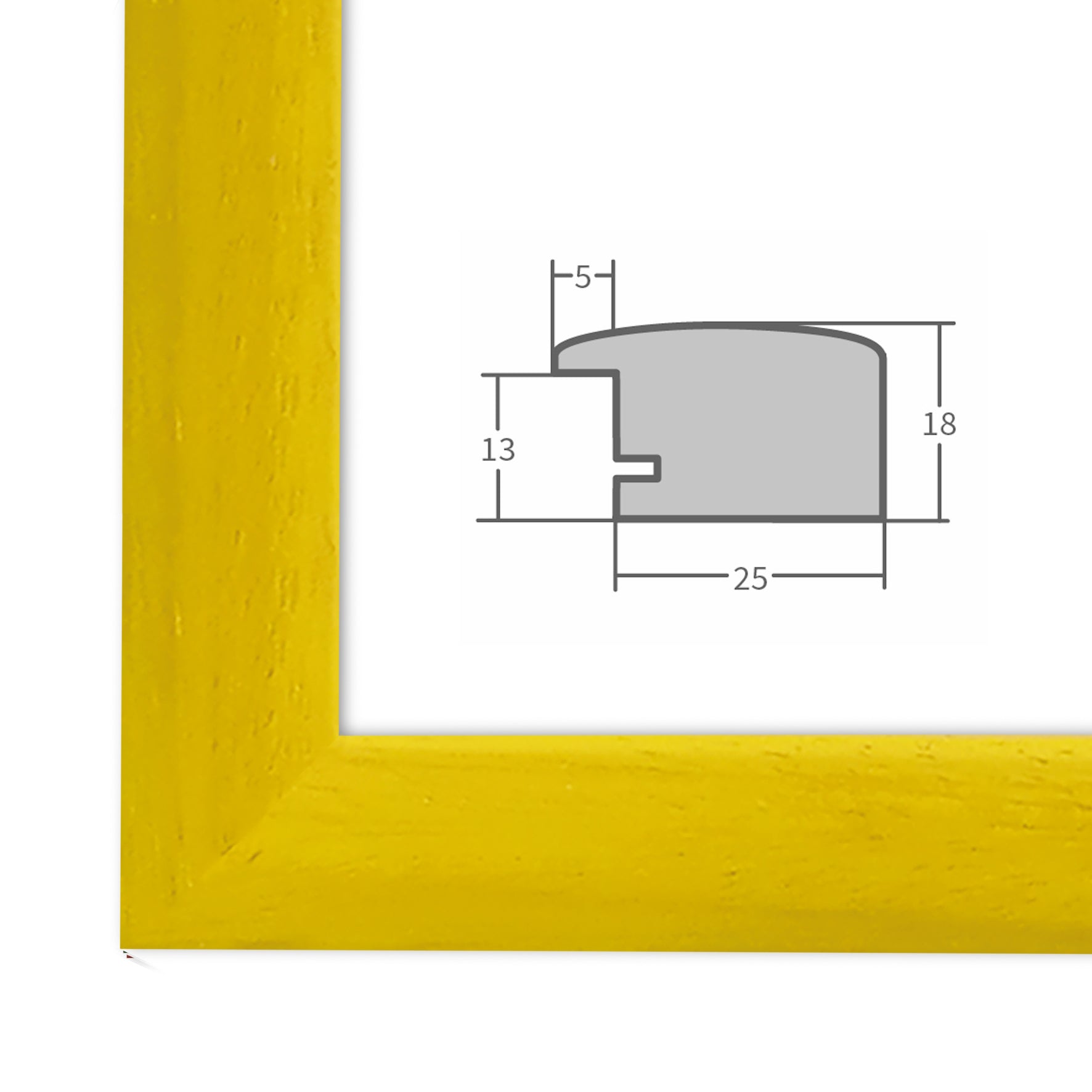 Bilderrahmen H220 Gelb