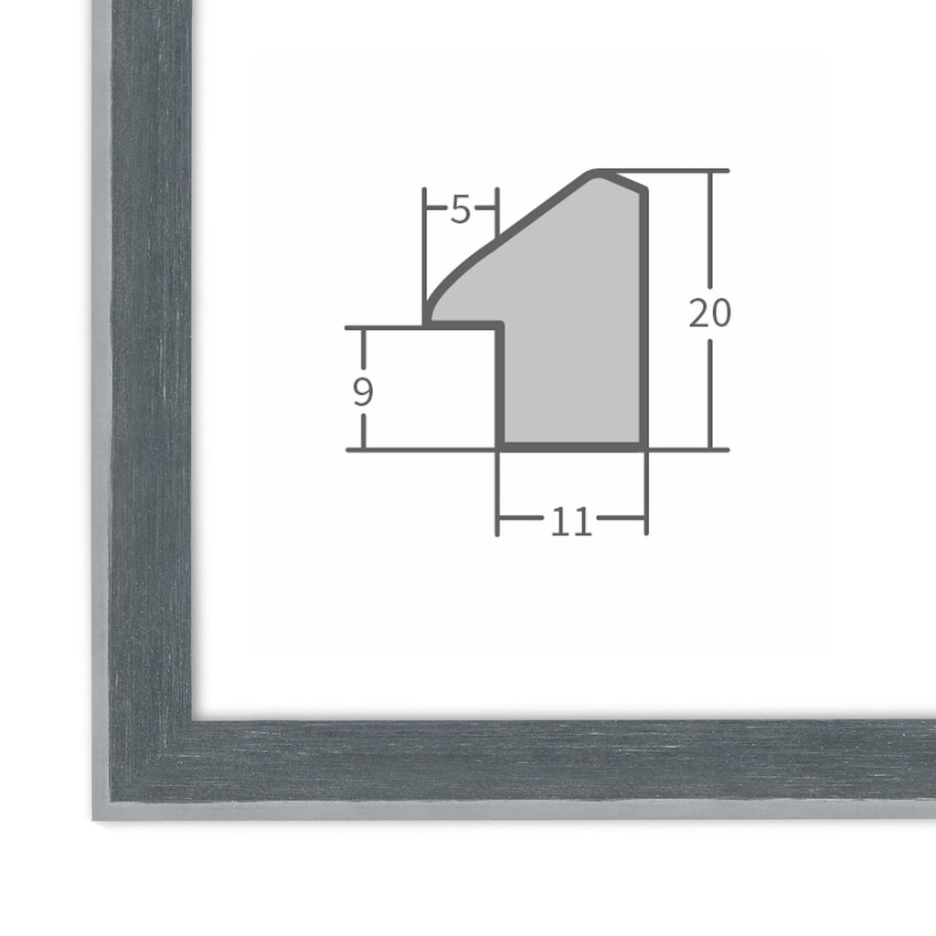 Bilderrahmen H080 Grau