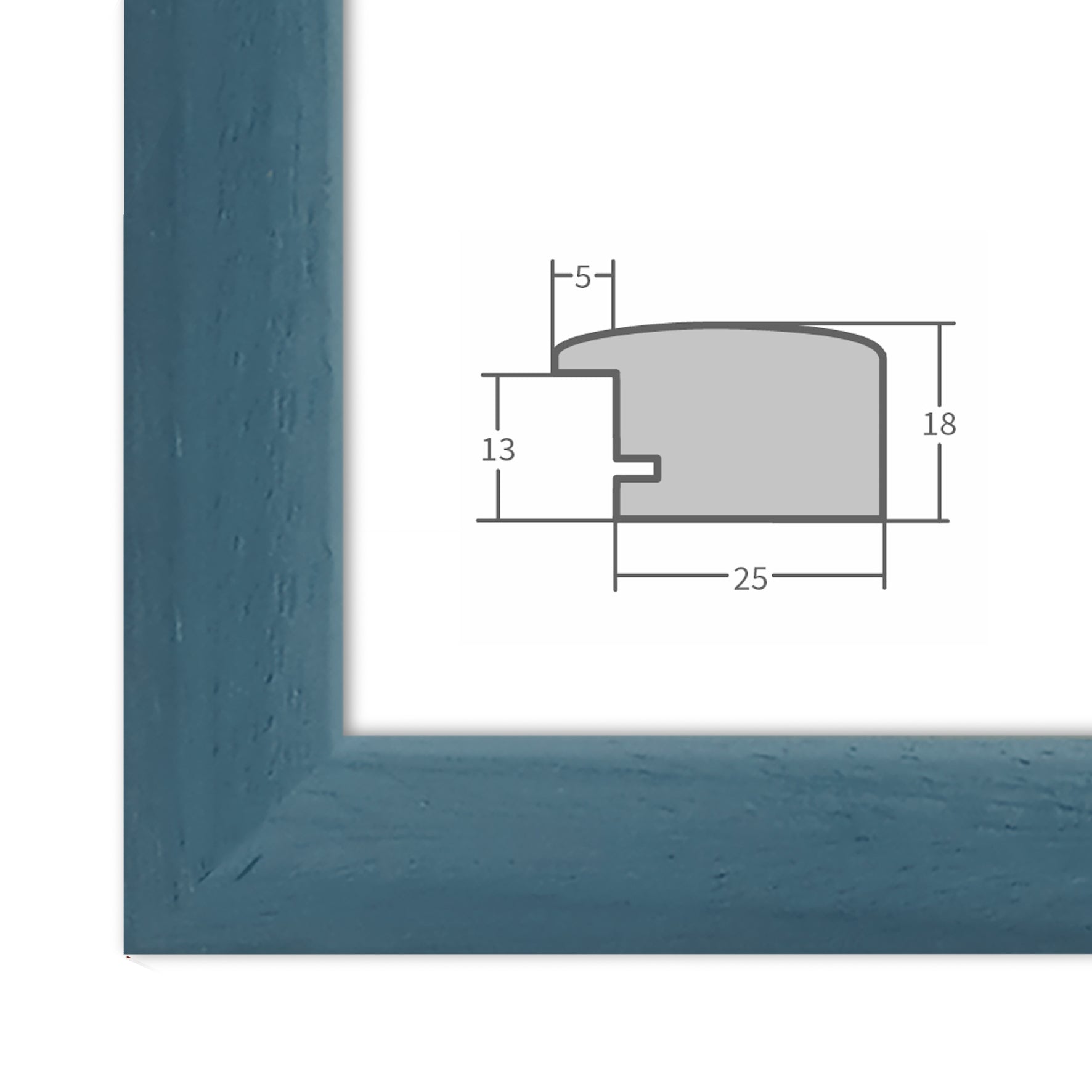 Bilderrahmen H220 Türkis