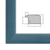 Bilderrahmen H220 Türkis