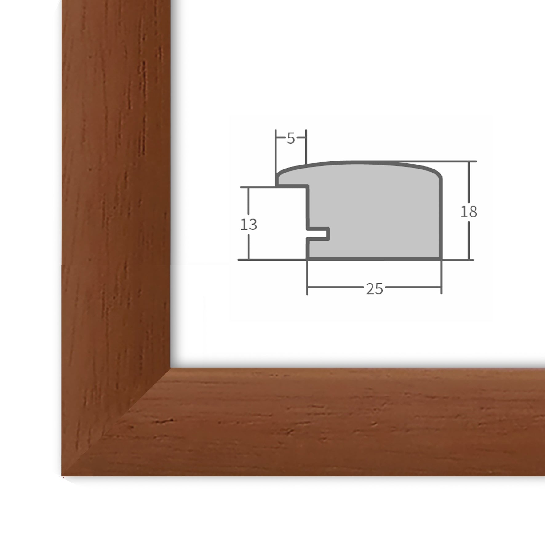 Bilderrahmen H220 Kirschbaum