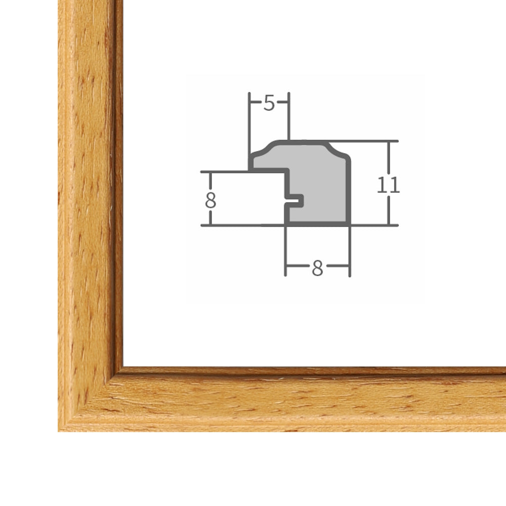 Bilderrahmen H011 Kirschbaum (Dekor)