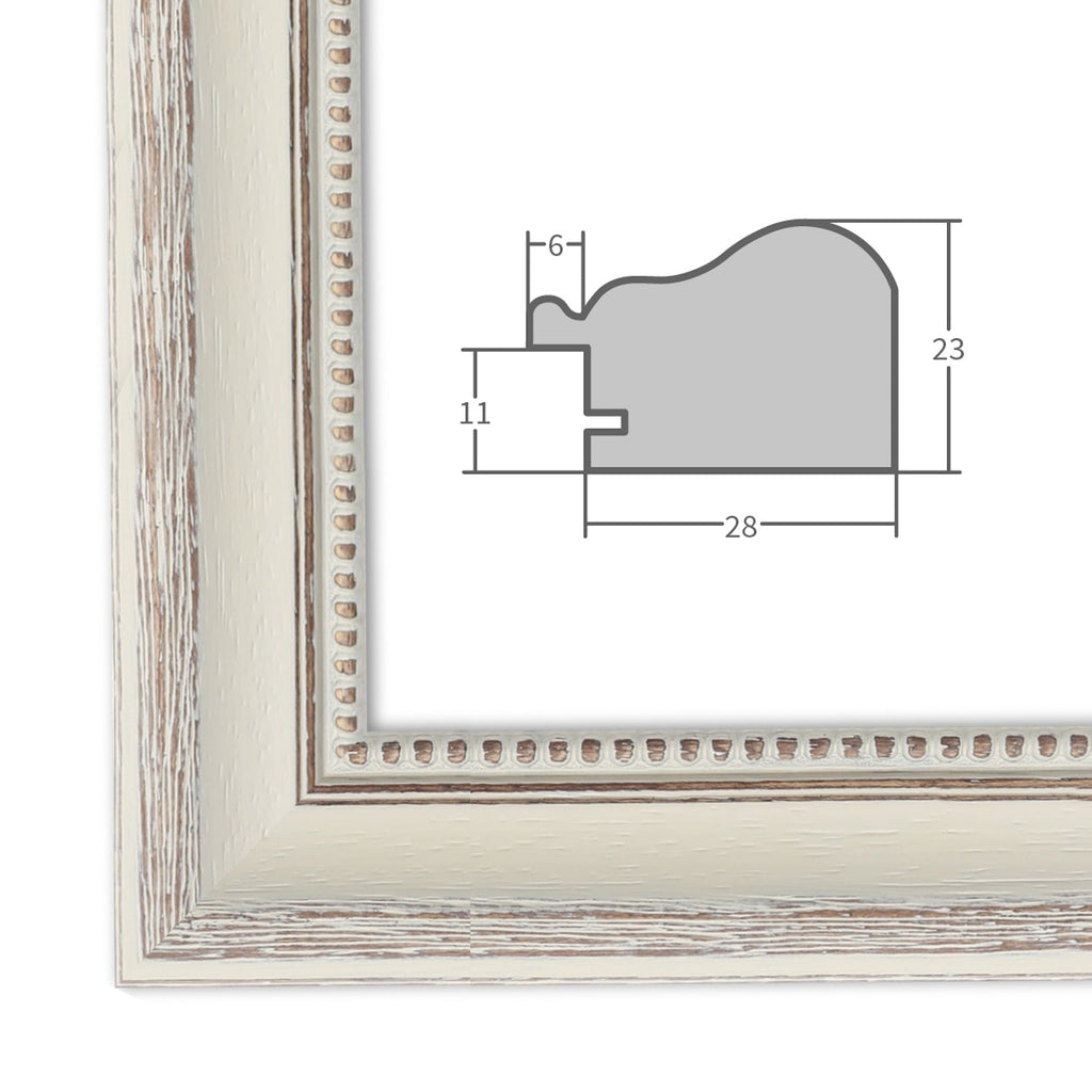 Bilderrahmen H390 Creme