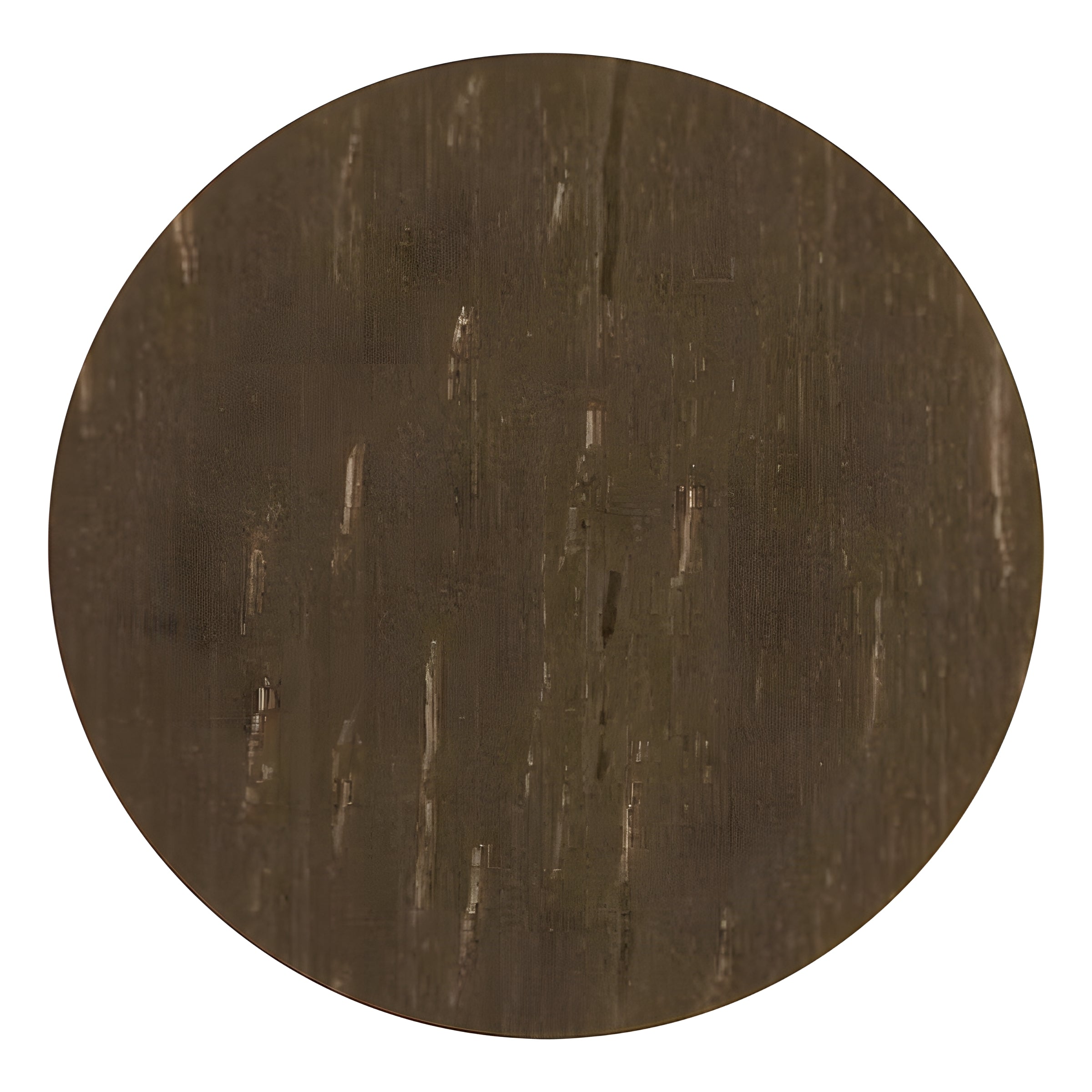 Ansicht der Holzmaserung des Schattenfugenrahmens in Braun Metallic