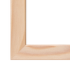 Massivholz Bilderrahmen in Fichte Natur, Echtholz Rahmen mit hochwertiger Verarbeitung mit klarer Maserung und minimalistischem Design.