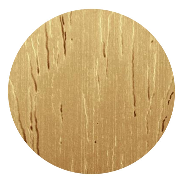 Ansicht der Holzmaserung des Schattenfugenrahmens in Gold