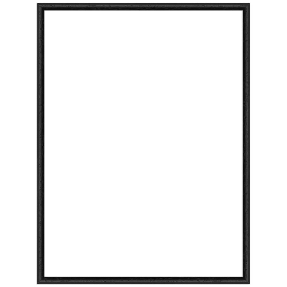 Der Bilderrahmen in Schwarz in der Gesamtansicht