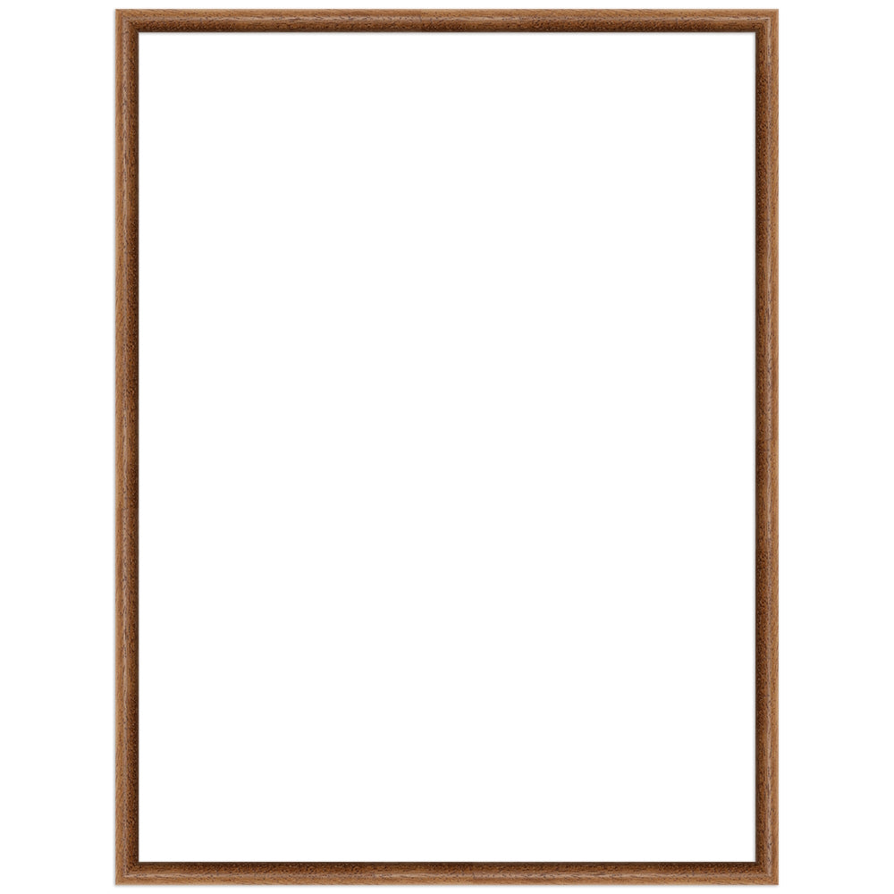 Der Bilderrahmen in Eiche in der Gesamtansicht